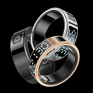SYNQ smart ring superior tracking real-time data multi-sport fitness tracking OLED display gesture control titanium waterproof data encryption no subscription unisex